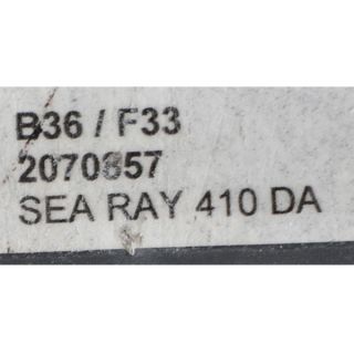 Sea Ray 410 Da 2012 Charcoal Plastic E120W Raymarine Boat Blank Panel 2070857