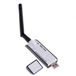 54Mbps USB Wireless Adapter 54M WiFi IEEE802 11b G Network LAN Card Antenna PC