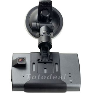 HD 720P New Dual Lens Dashboard Car Vehicle Camera Video Recorder DVR Web Cam