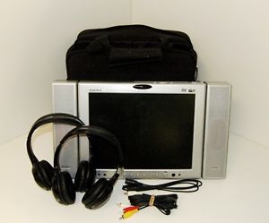 Audiovox ADV12 12"Portable LCD Color TV Monitor DVD Player