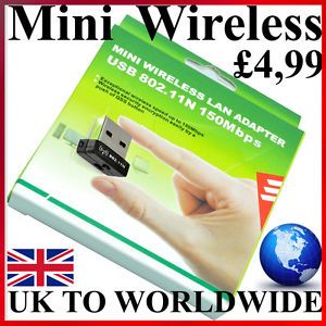 New Mini USB Wireless Internet Broadband Router Adapter Adaptor Wi Fi Mac Linux