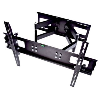 Swivel TV Mount LCD 3 Tier DVD Wall Mount Cable Box Game Console Stereo Rack