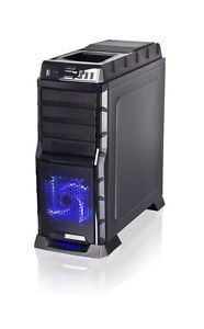 Xion Black E ATX Gaming PC Hot Swap SATA HD Dock LED Fan Mid Tower Computer Case
