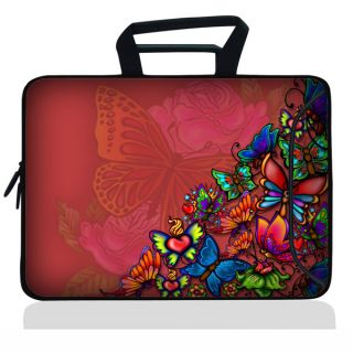 Butterfly 17" Laptop Holder Bag Case Cover for HP Envy 17 3D 17T 2000 Sony Vaio