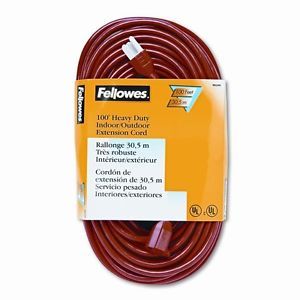 Fellowes Manufacturing Innovera Indoor Outdoor Extension Cord 100 Feet