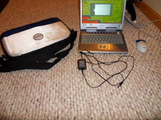 Vtech Nitro Notebook with Story Time Cartridge Case Mouse and AC Adapter