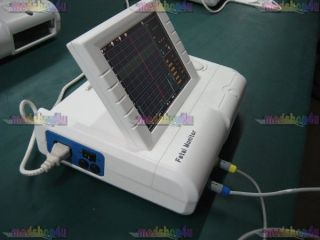 8 4" Color LCD Ultrasound Fetal Monitor Fetal Movement
