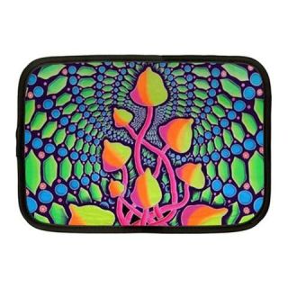 Tie Dye Hippy Mushroom Psychedelic 10" Netbook Sleeve Laptop Bag Case