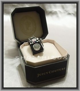 Authentic Juicy Couture Silver Edition Karaoke Machine Charm
