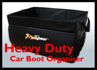 Car Boot Tidy Organiser Heavy Duty Storage Bag Box Multipurpose Organizer Trunk