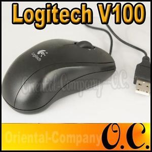 Details about New Logitech V100 USB Optical Notebooks Mouse M UAG120