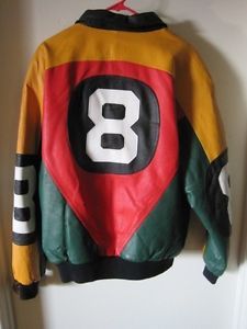 Michael Hoban 8 Ball Wheremi Multicolored Leather Jacket