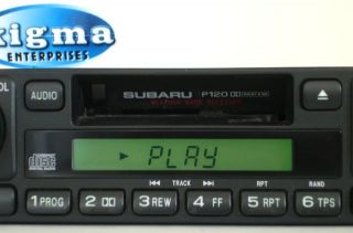 Subaru Legacy Outback 2000 2001 Cassette Player Weather Band P120 Tested 57640G