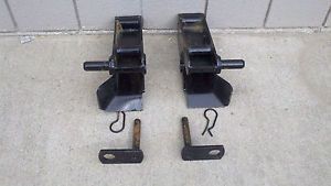 Western Snow Plow Ultra Mount Receivers Pair Left Right 67858 67859