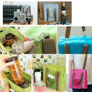 Waterproof Bag Picnic Lunch Carry Tote Handbag Insulated Cooler Portable Storage