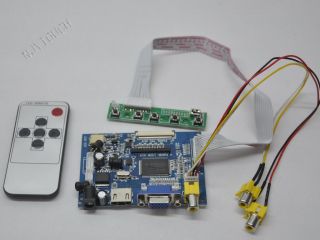 HDMI VGA 2AV Remote LCD Controller Board 6 5" Innolux AT065TN14 50 Pin 800x480