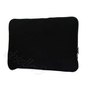 17" inch Black Notebook Zip Soft Bag Laptop Sleeve Case