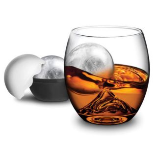 On The Rock Glass with Ice Ball Maker from Brookstone
