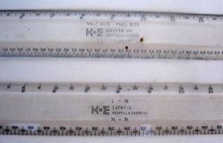 Lot 9 Vintage Rulers 3 Sided Triangular Carpenters Square Drafting Machine Arms