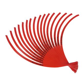 17'' 19''Car Motorcycle Wheel Rim Stripe Tape Reflective Stickers Decal Red