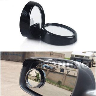 2pcs Driver Wide Angle Round Convex Car Vehicle Mirror Blind Spot Auto Rearview