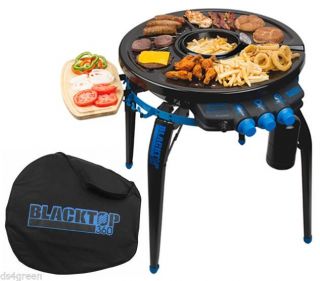 Blacktop 360 HFI Propane Gas Tailgate Camp Hub Portable Deep Fry Barbeque Grill
