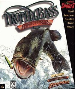 Trophy Bass 2 Deluxe PC CD Catch Fish Fresh Water Fishing Game EXTRAS Lakes