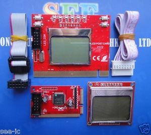 Diagnostic Post Test Card for Laptop PCI Mini PCI LPC with Double Screen