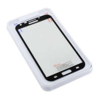 GGS Self Adhesive Glass LCD Screen Protector for Samsung Galaxy Note II Black