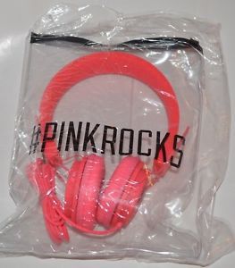Victoria's Secret Love Pink Rocks Head Phones Headphones Music Ear Phones