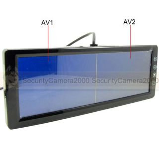 10 2inch TFT Rearview 3CH or 2CH Video Split Display Monitor Car Mirror