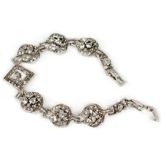 Sweet Romance Harlequin Swarovski Crystal Link Bracelet