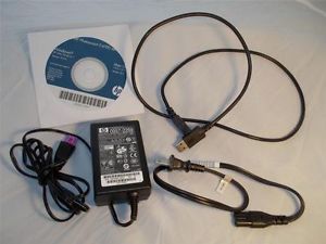 HP C4780 Wireless Printer Power Adapter Cord USB Cable Install Disc C4700 Series