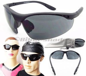 Motorcycle Bifocal Biker Riding Smoke Glasses Sunglass Goggles Z87 1 Safety Lens