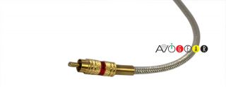 New RCA High Performance 3 Feet Digital Coaxial Audio Subwoofer Cable s PDIF 24K