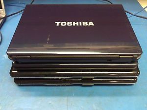 Toshiba HP Brand Lot of 4 Laptops No HDD or Chargers Cheap Wholesale