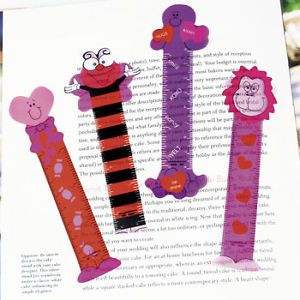Lot 72 Valentine Bookmark Rulers Stickers and Tattoos Party Favors Decorations