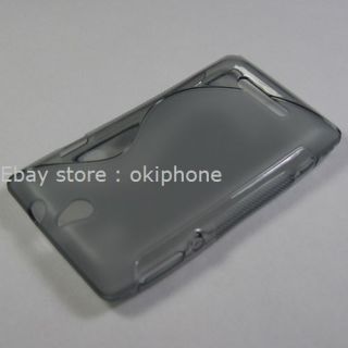 Smoke TPU Gel Soft Case Back Cover Skin for Sony Xperia E Dual Ericsson C1605