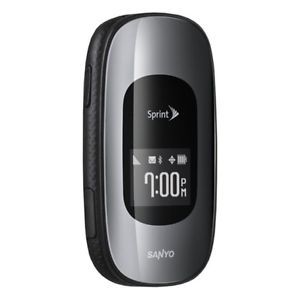 Sprint Sanyo Vero SCP 3820 No Contract Camera Bluetooth Black Cell Phone Used