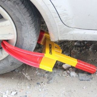 Car Auto Vehicle Tire Wheel Clamp Lock Locking Security Device Anti Theft Tool