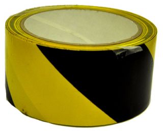 6 Irwin 2034300 2"x54' Yellow Black Striped Floor Tape