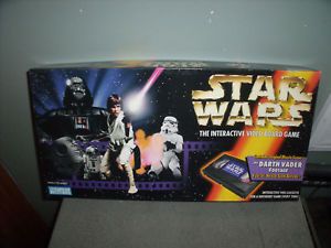 Vintage 1996 Star Wars VHS Video Interactive Board Game