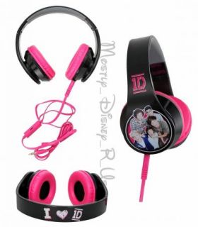 1D One Direction Band Stereo Hadphones Over Ear Harry Louis Zayn Liam Niall New