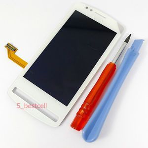 New White Touch Screen Digitizer LCD Display Screen Assembly for Nokia 700