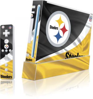 Skinit Pittsburgh Steelers Skin for Wii Includes 1 Controller Skin