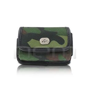 Camo Rugged Heavy Duty Case Carry Pouch Cover w Belt Clip for Cell Smartphones