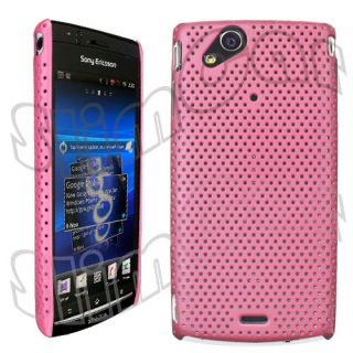 Plastic Mesh Skin Case Cover for Sony Ericsson Xperia Arc s LT18 LT15 x12 Anzu