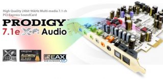 Official Dealer Audiotrak Prodigy 7 1E x Fi Audio Sound Card Free Express