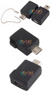 Mini USB to Micro USB Adapter Data Charger Converter 7