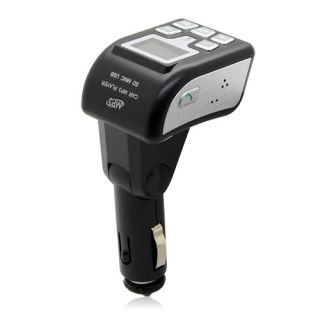 Car Kit  Bluetooth Handsfree FM Transmitter Modulator USB SD MMC LCD Remote